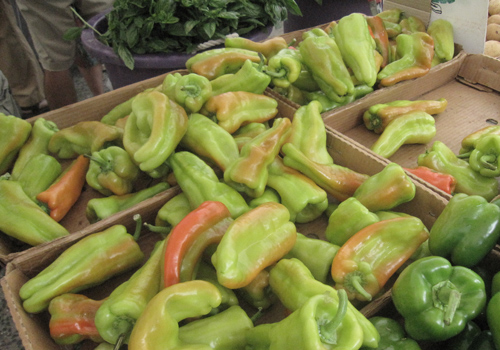 Cubanelle peppers—I have just the stuffed eggplant recipe for these.