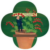 Art Pack—Happiest in containers, Tiny Tim produces copious cherry-sized sweet-tart-tangy tomatoes on compact little plants. Art by Giselle Potter.